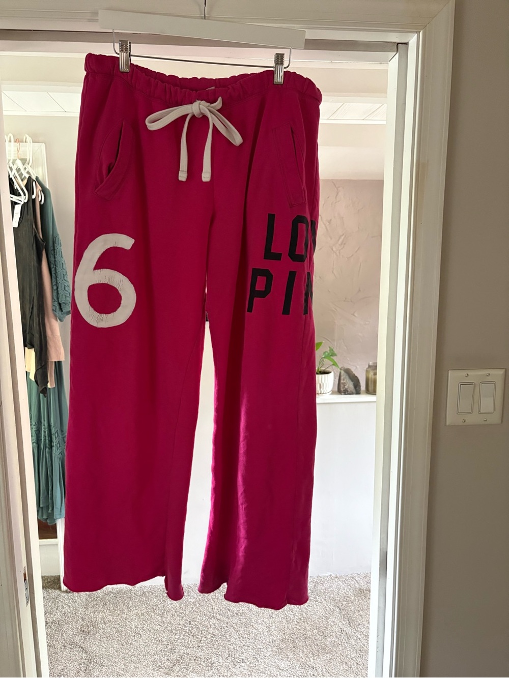PINK Victoria's Secret Bright Pink Lounge Pants